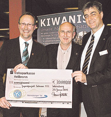 Naturprojekt für Kinder wird unterstützt 20.000-Euro-Spende der Kiwanis-Clubs für Obersulm